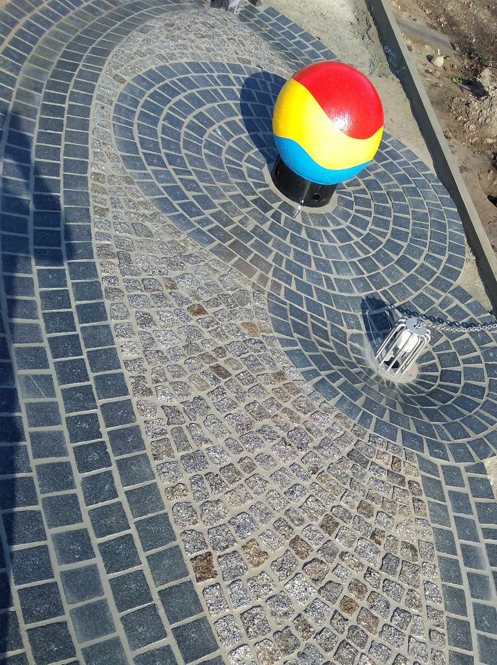 Wasserspielplatz im Albert-Schwarz-Bad, Heidenau, 2018 Wasserspielplatz im Heidenauer Albert-Schwarz-Bad während der Bauphase 2018/2019